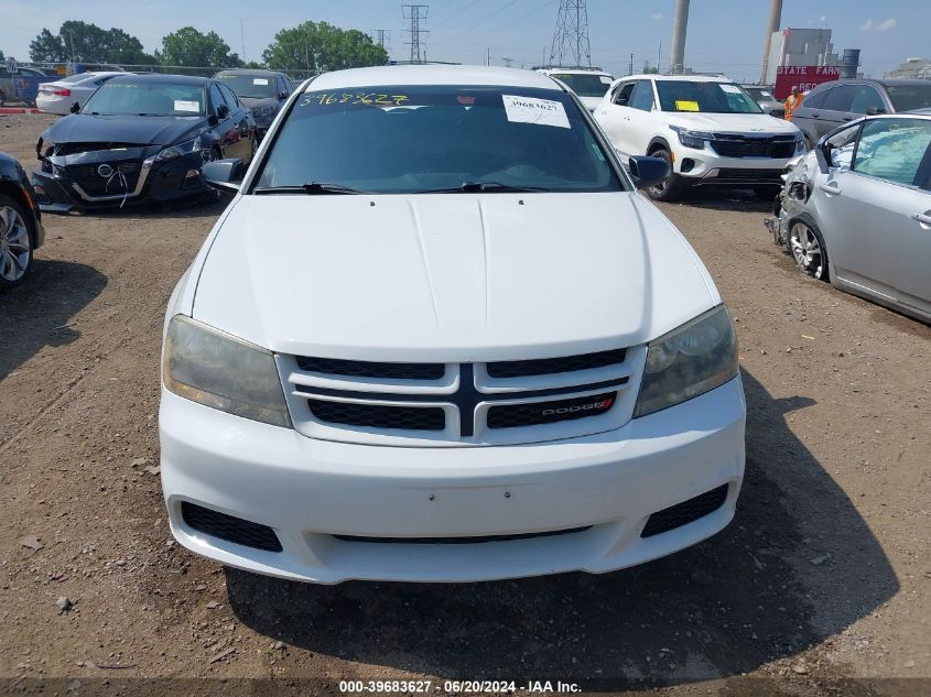 2014 Dodge Avenger Se VIN: 1C3CDZAB4EN155493 Lot: 39683627