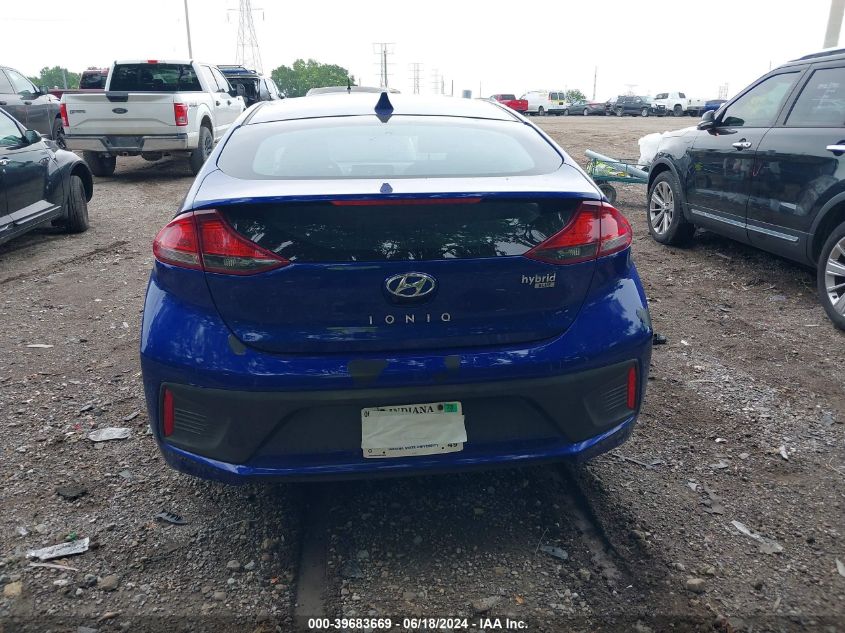 2020 Hyundai Ioniq Hybrid Blue VIN: KMHC65LC6LU228088 Lot: 39683669