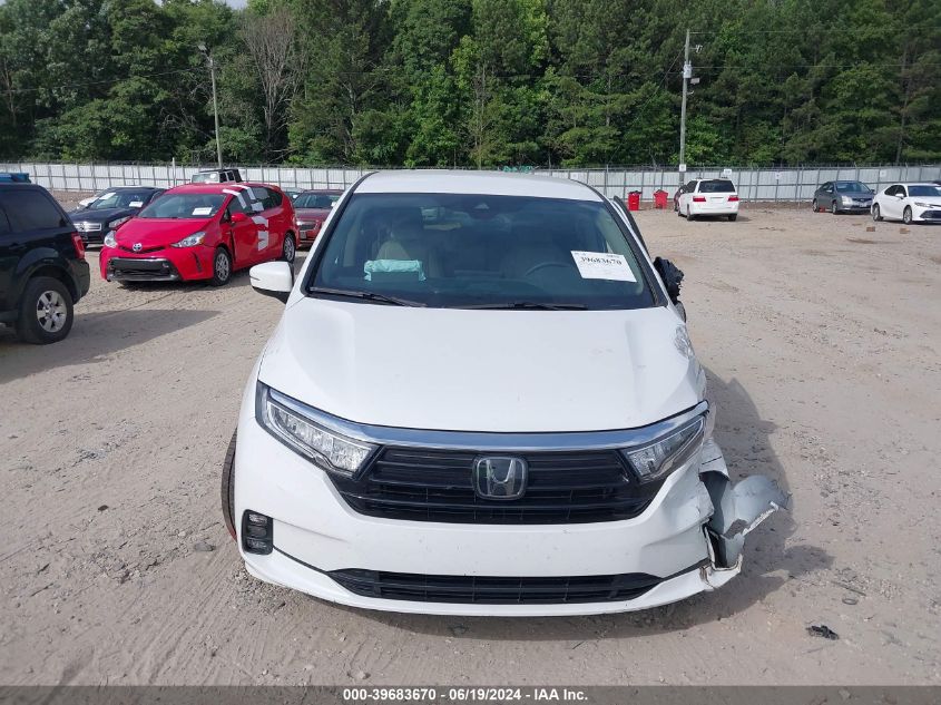 2022 Honda Odyssey Ex VIN: 5FNRL6H51NB003208 Lot: 39683670