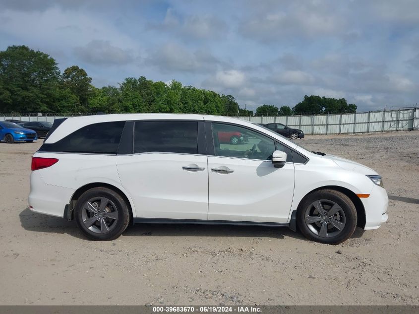 2022 Honda Odyssey Ex VIN: 5FNRL6H51NB003208 Lot: 39683670