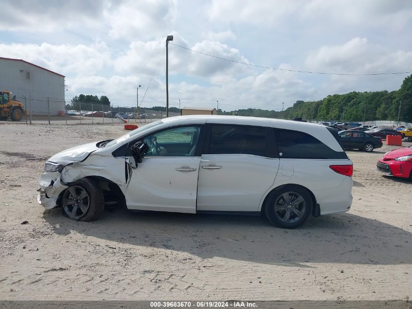 2022 Honda Odyssey Ex VIN: 5FNRL6H51NB003208 Lot: 39683670