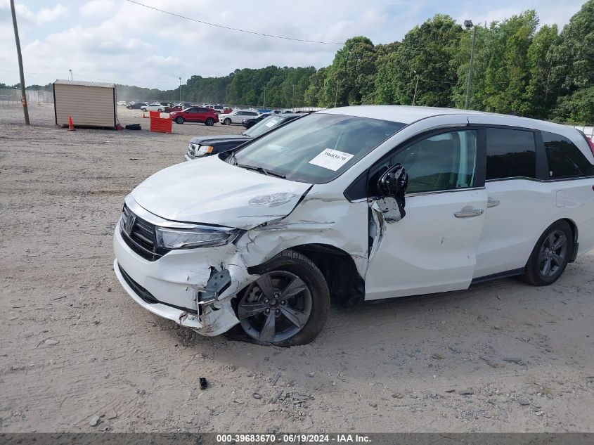 2022 Honda Odyssey Ex VIN: 5FNRL6H51NB003208 Lot: 39683670