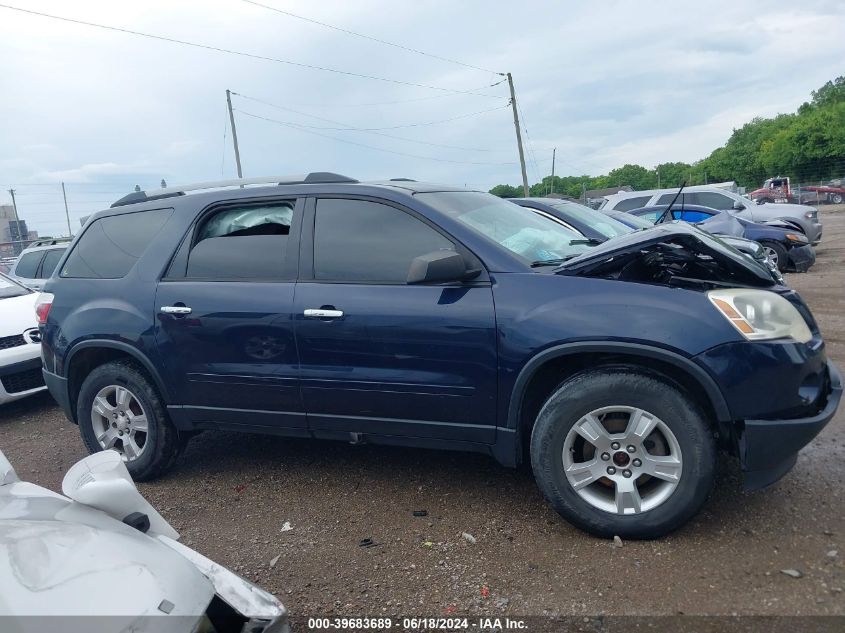 2011 GMC Acadia Sl VIN: 1GKKRNED2BJ254785 Lot: 39683689