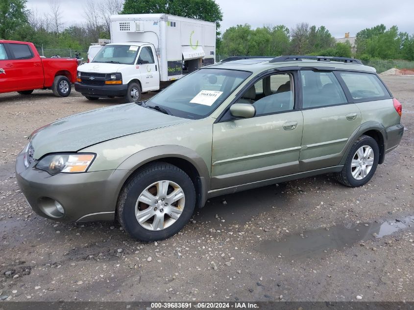 2005 Subaru Outback 2.5I Limited VIN: 4S4BP62C157356403 Lot: 39683691