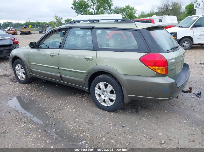 2005 Subaru Outback 2.5I Limited VIN: 4S4BP62C157356403 Lot: 39683691