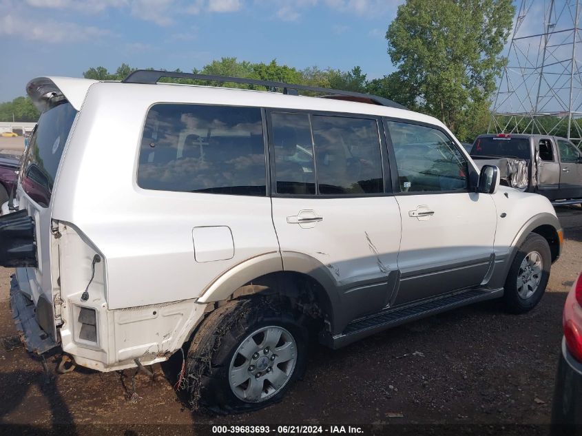 2003 Mitsubishi Montero 20Th Anniversary/Limited VIN: JA4NW51S03J602262 Lot: 39683693