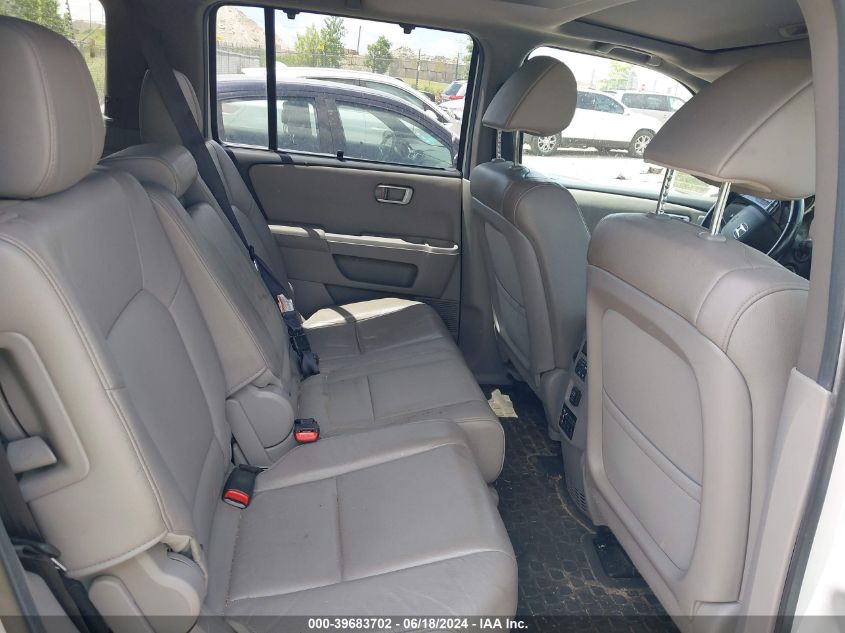 2012 Honda Pilot Touring VIN: 5FNYF4H99CB031393 Lot: 39683702