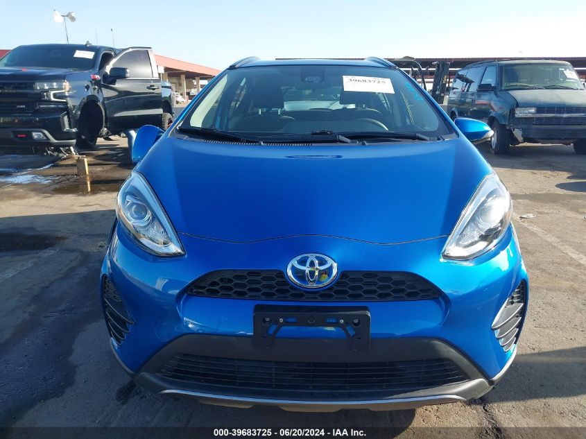 2018 Toyota Prius C Three VIN: JTDKDTB37J1603982 Lot: 39683725