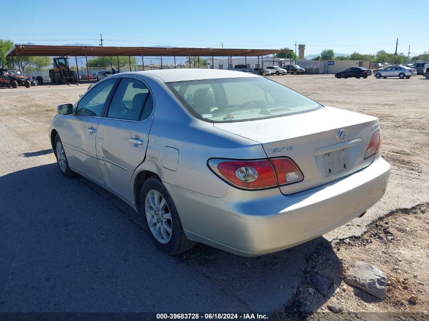 2004 Lexus Es 330 VIN: JTHBA30G440009745 Lot: 39683728