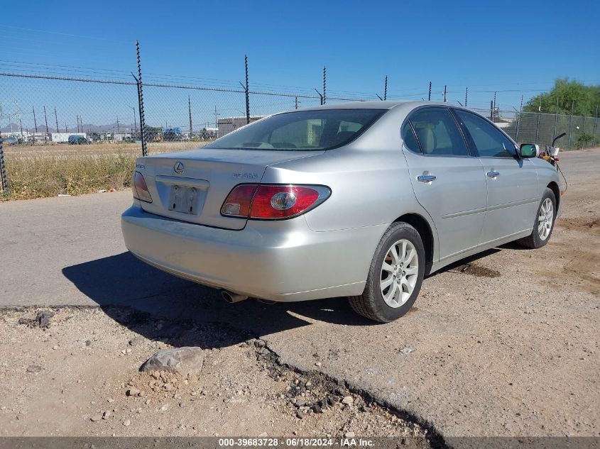 2004 Lexus Es 330 VIN: JTHBA30G440009745 Lot: 39683728