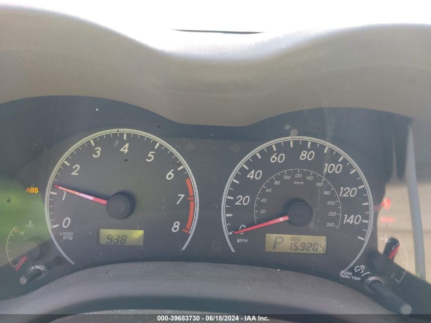 2009 Toyota Corolla Le VIN: 1NXBU40E29Z078944 Lot: 39683730