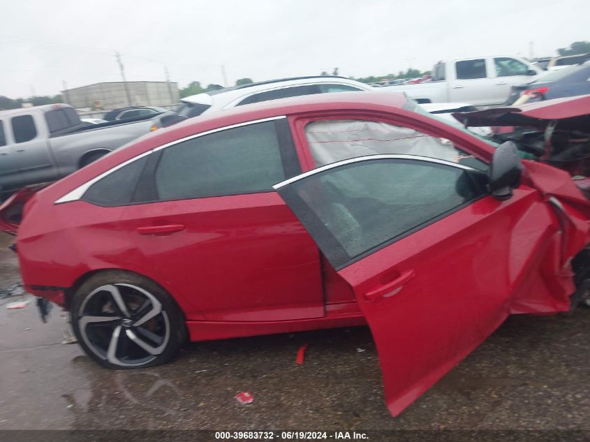 2021 Honda Accord Sport VIN: 1HGCV1F38MA082079 Lot: 39683732