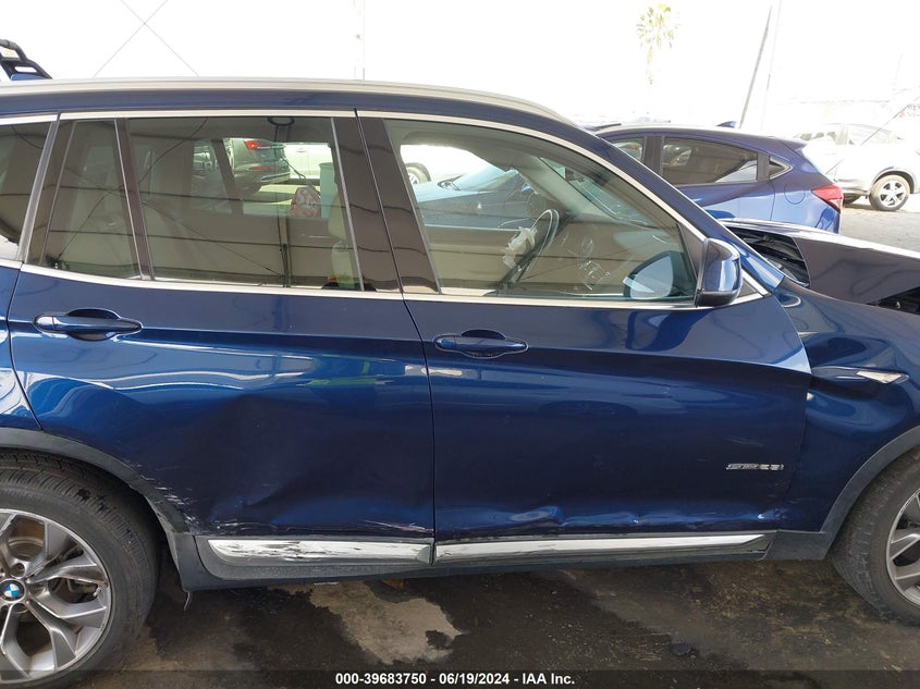 2017 BMW X3 Sdrive28I VIN: 5UXWZ7C56H0U46065 Lot: 39683750