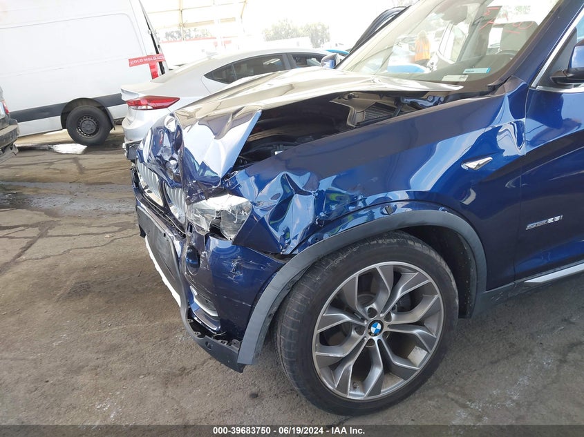 2017 BMW X3 Sdrive28I VIN: 5UXWZ7C56H0U46065 Lot: 39683750