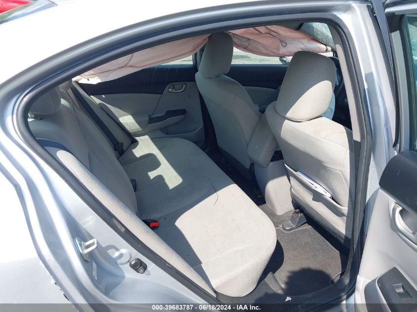 2013 Honda Civic Lx VIN: 19XFB2F59DE257531 Lot: 39683787