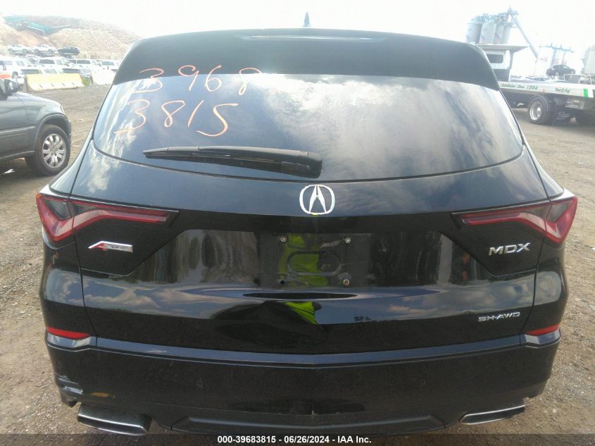 2022 Acura Mdx A-Spec Package VIN: 5J8YE1H01NL026838 Lot: 39683815