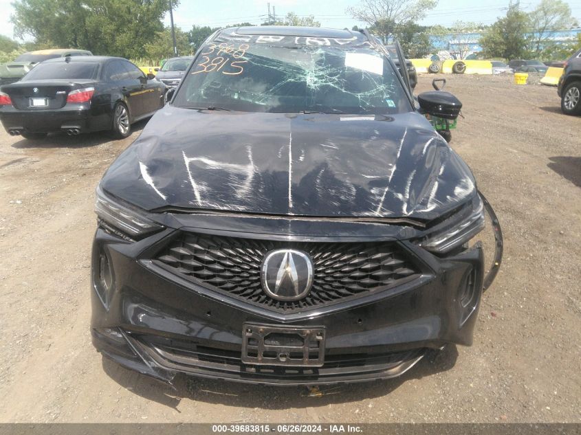 2022 Acura Mdx A-Spec Package VIN: 5J8YE1H01NL026838 Lot: 39683815