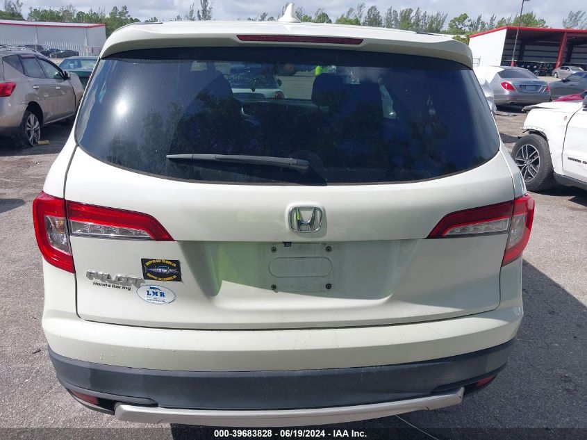 2019 Honda Pilot Exl VIN: 5FNYF5H51KB005470 Lot: 39683828