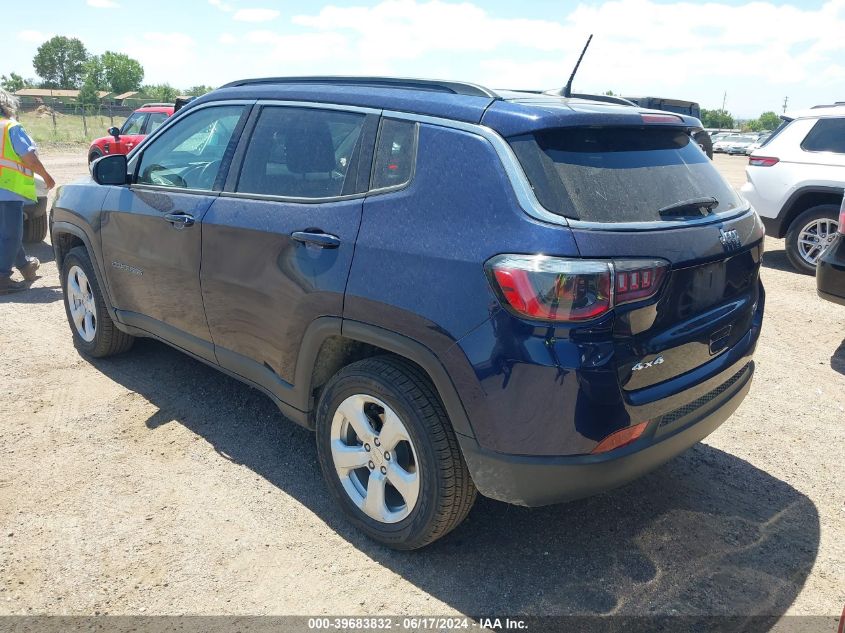 2021 Jeep Compass Latitude 4X4 VIN: 3C4NJDBBXMT593044 Lot: 39683832