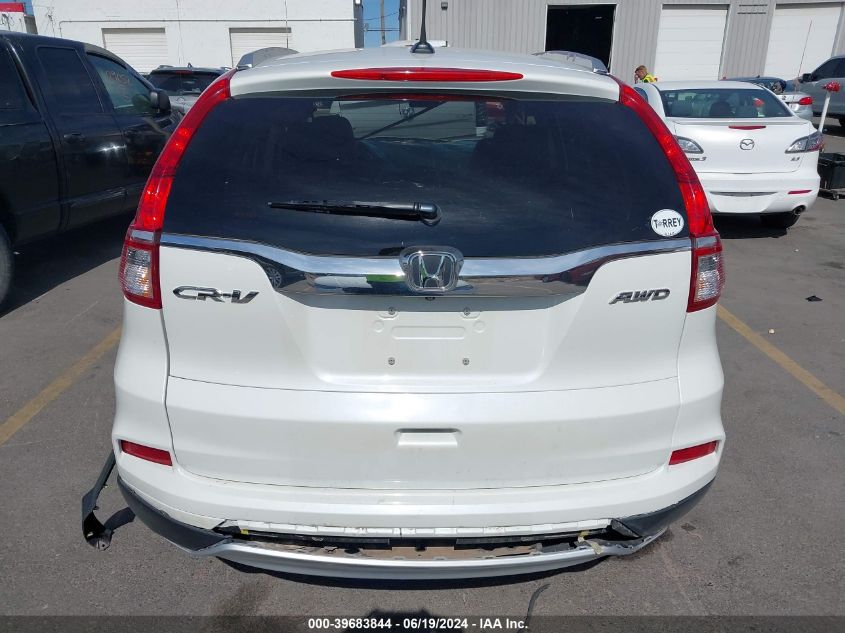 2016 HONDA CR-V EXL - 5J6RM4H75GL129312