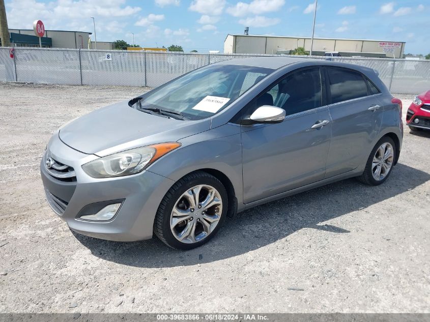 2014 Hyundai Elantra Gt Base W/Blue VIN: KMHD35LHXEU162222 Lot: 39683866