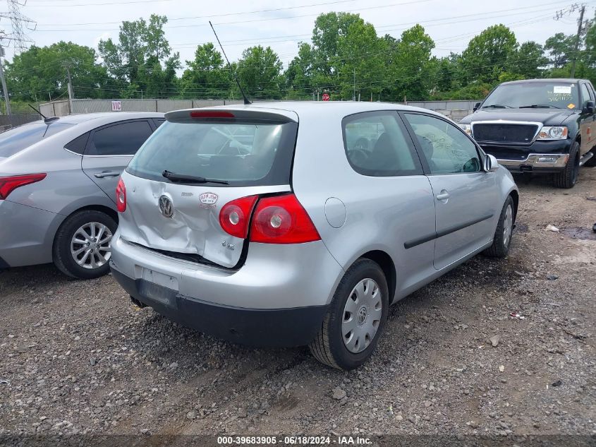 2009 Volkswagen Rabbit S VIN: WVWBB71K19W076364 Lot: 39683905