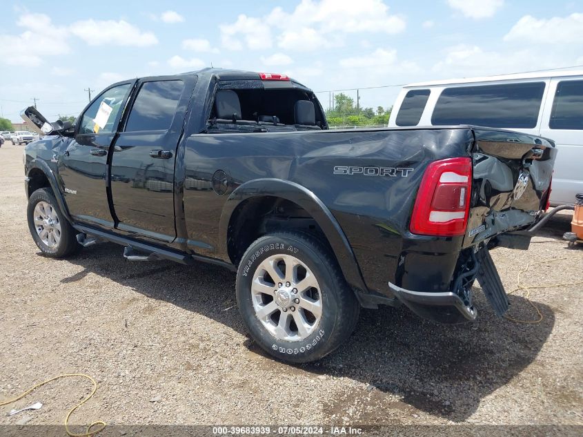 2022 Ram 2500 Laramie 4X4 6'4 Box VIN: 3C6UR5FL0NG324663 Lot: 39683939