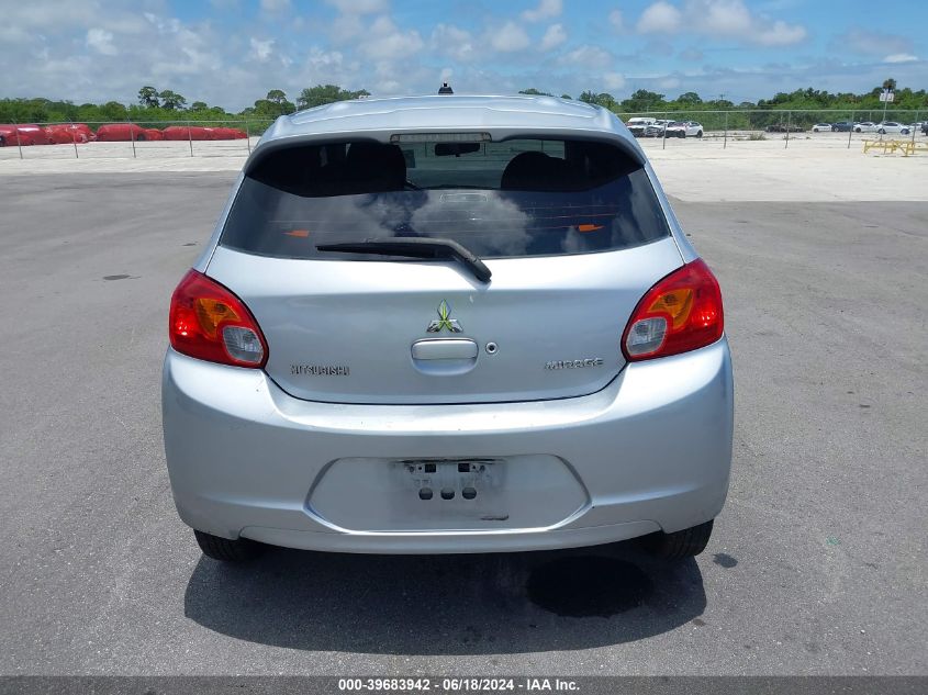 2015 Mitsubishi Mirage Es VIN: ML32A4HJ8FH045548 Lot: 39683942