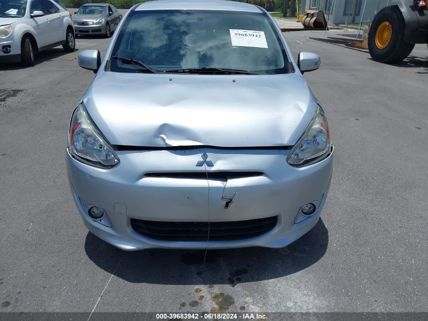 2015 Mitsubishi Mirage Es VIN: ML32A4HJ8FH045548 Lot: 39683942