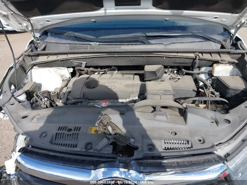 2016 Toyota Highlander Le VIN: 5TDZARFH2GS021803 Lot: 39683980