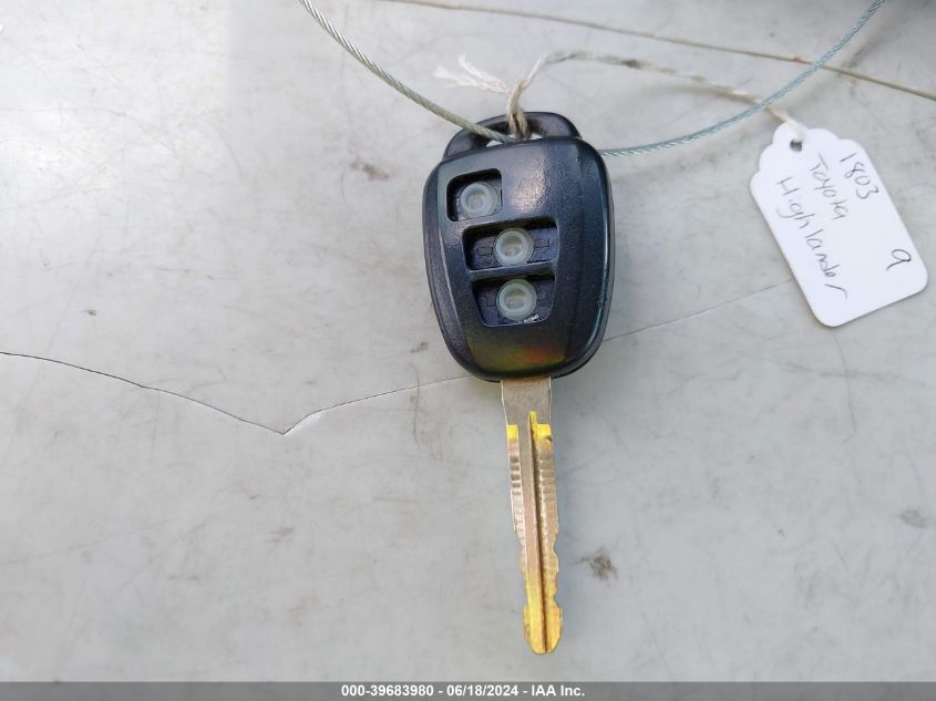 2016 Toyota Highlander Le VIN: 5TDZARFH2GS021803 Lot: 39683980