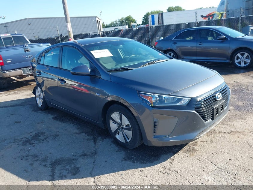 2018 Hyundai Ioniq Hybrid Blue VIN: KMHC65LCXJU065460 Lot: 39683982