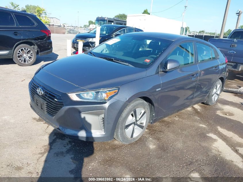 2018 Hyundai Ioniq Hybrid Blue VIN: KMHC65LCXJU065460 Lot: 39683982