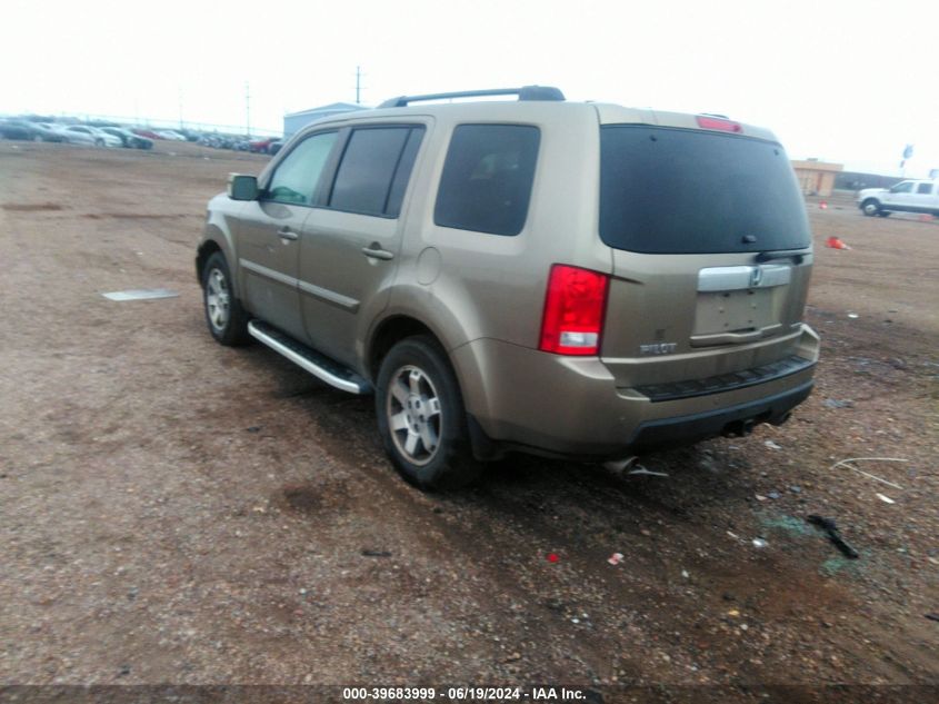 2011 Honda Pilot Touring VIN: 5FNYF3H95BB034137 Lot: 39683999