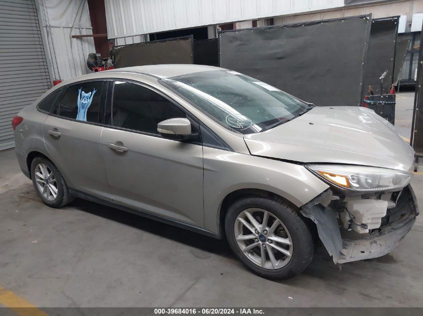 2015 Ford Focus Se VIN: 1FADP3F26FL375461 Lot: 39684016