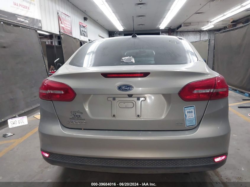 2015 Ford Focus Se VIN: 1FADP3F26FL375461 Lot: 39684016