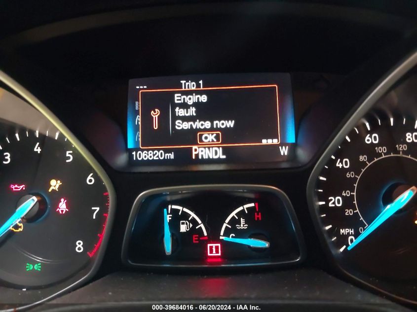 2015 Ford Focus Se VIN: 1FADP3F26FL375461 Lot: 39684016