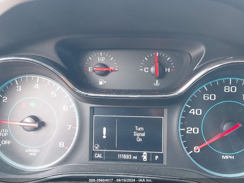 2017 Chevrolet Cruze Ls Auto VIN: 1G1BC5SM8H7129189 Lot: 39684017