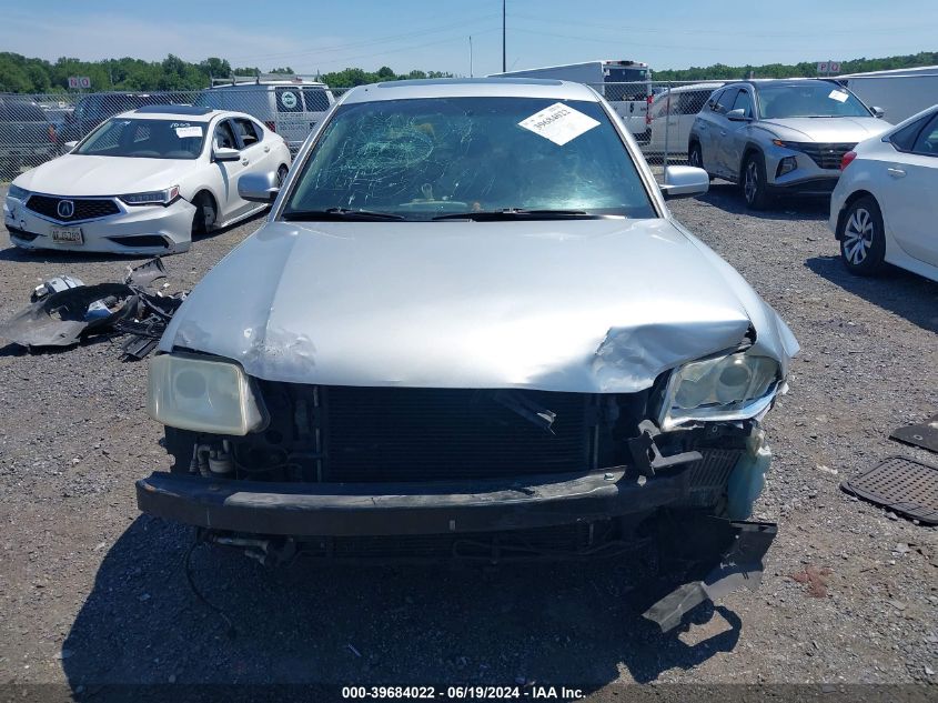 2003 Volkswagen Passat Gls VIN: WVWPD63B23P396396 Lot: 39684022