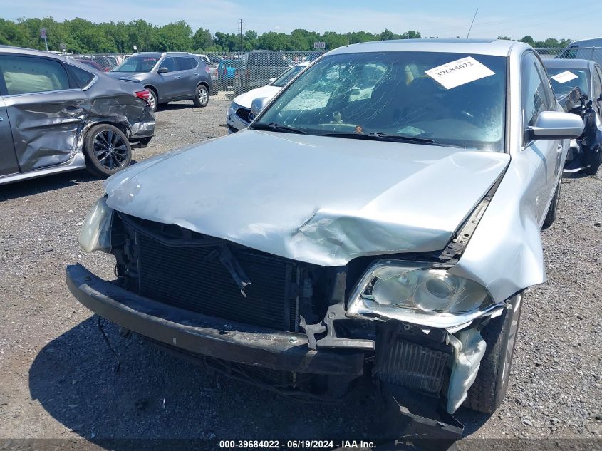 2003 Volkswagen Passat Gls VIN: WVWPD63B23P396396 Lot: 39684022