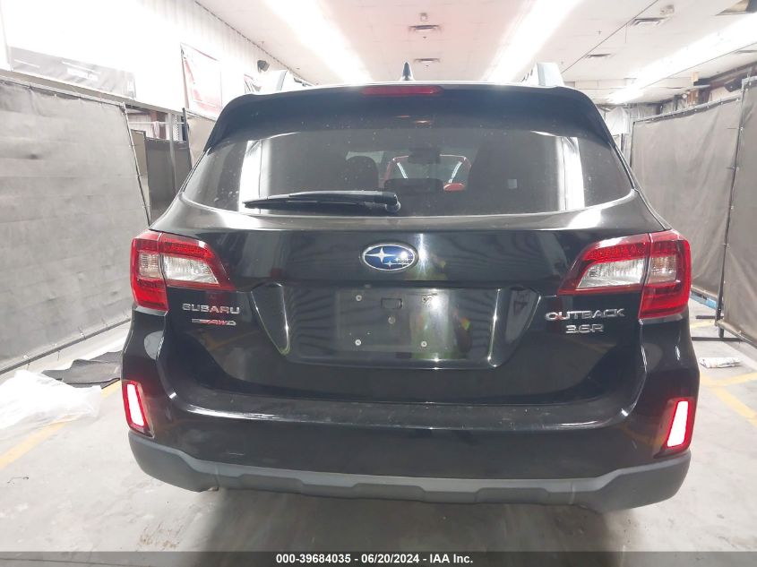 2016 Subaru Outback 3.6R Limited VIN: 4S4BSEJC0G3201216 Lot: 39684035