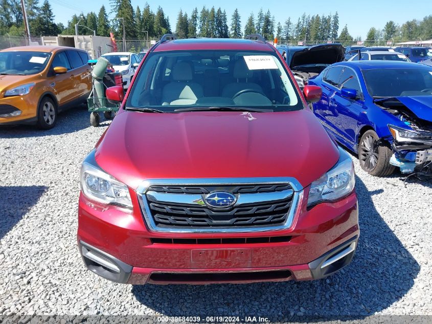 2017 Subaru Forester 2.5I Premium VIN: JF2SJAEC1HH488422 Lot: 39684039