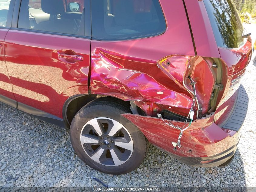 2017 Subaru Forester 2.5I Premium VIN: JF2SJAEC1HH488422 Lot: 39684039