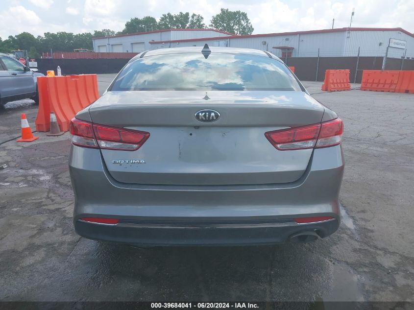 2016 Kia Optima Lx VIN: 5XXGT4L38GG076559 Lot: 39684041