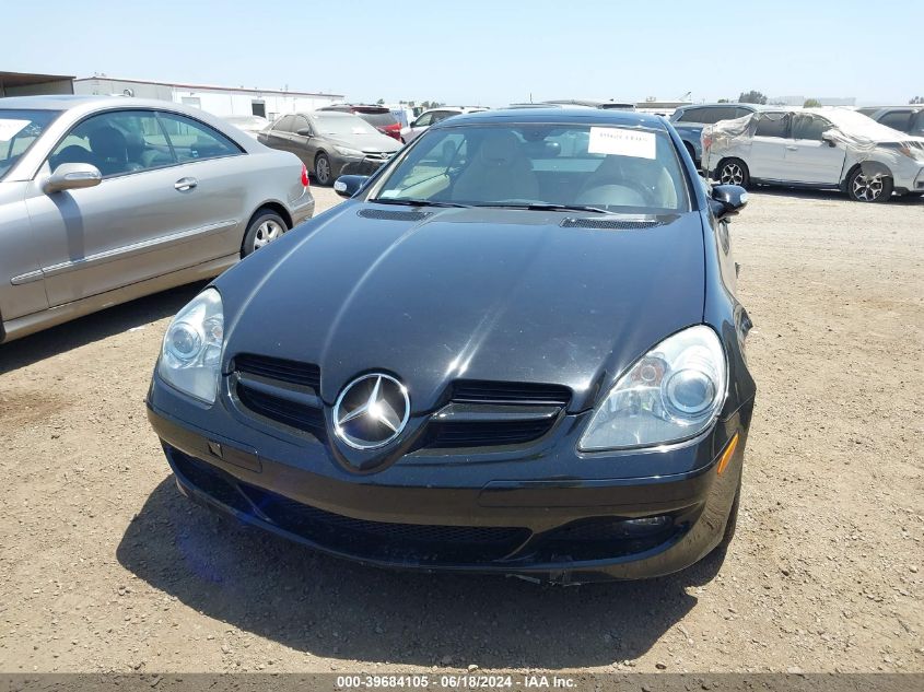 2007 Mercedes-Benz Slk 350 VIN: WDBWK56F47F151216 Lot: 39684105