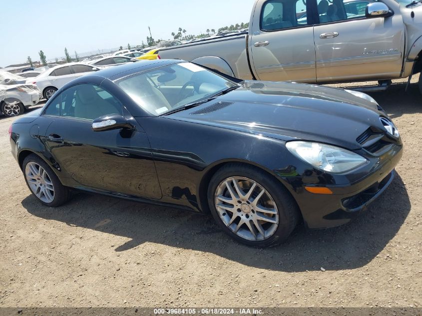 2007 Mercedes-Benz Slk 350 VIN: WDBWK56F47F151216 Lot: 39684105