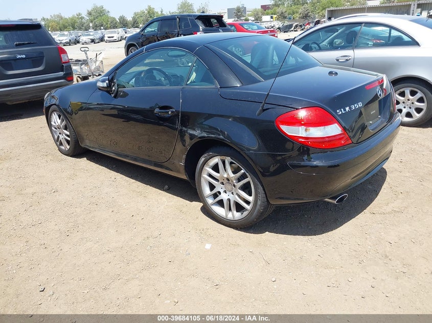 2007 Mercedes-Benz Slk 350 VIN: WDBWK56F47F151216 Lot: 39684105