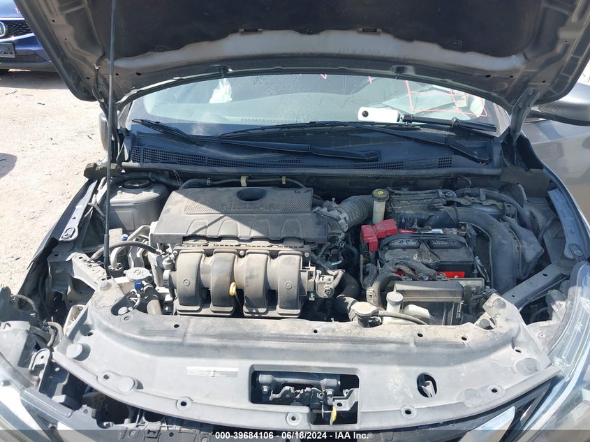 2018 Nissan Sentra S VIN: 3N1AB7APXJY309343 Lot: 39684106