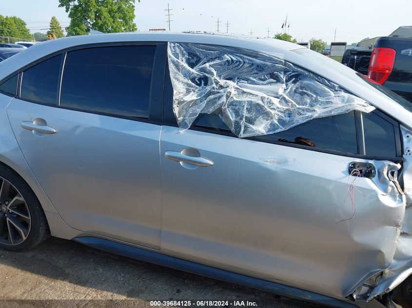 VIN JTDP4MCE7MJ059631 2021 TOYOTA COROLLA SE