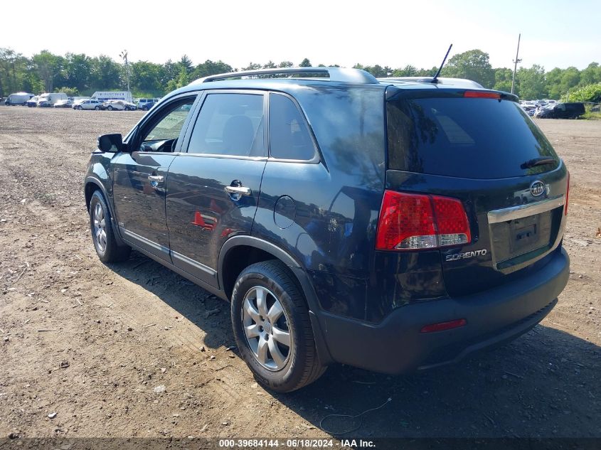 2013 Kia Sorento Lx VIN: 5XYKTCA64DG394302 Lot: 39684144